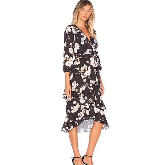 Alice & Olivia Kye Dress, Holiday Blossom, EUC - Picture 2 of 8